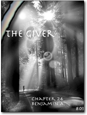 Student sample of The Giver Cover