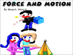 screenshot from force and motion project
