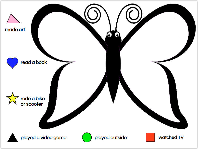 image butterfly glyph activity